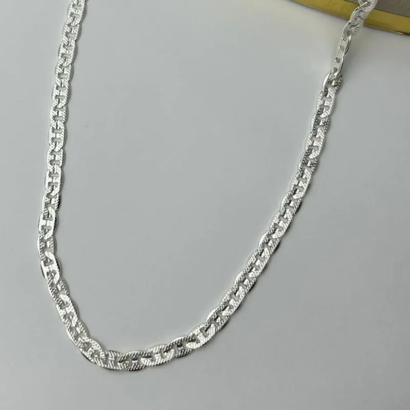 Corrente Masculina Piastrine Diamantada - 60cm