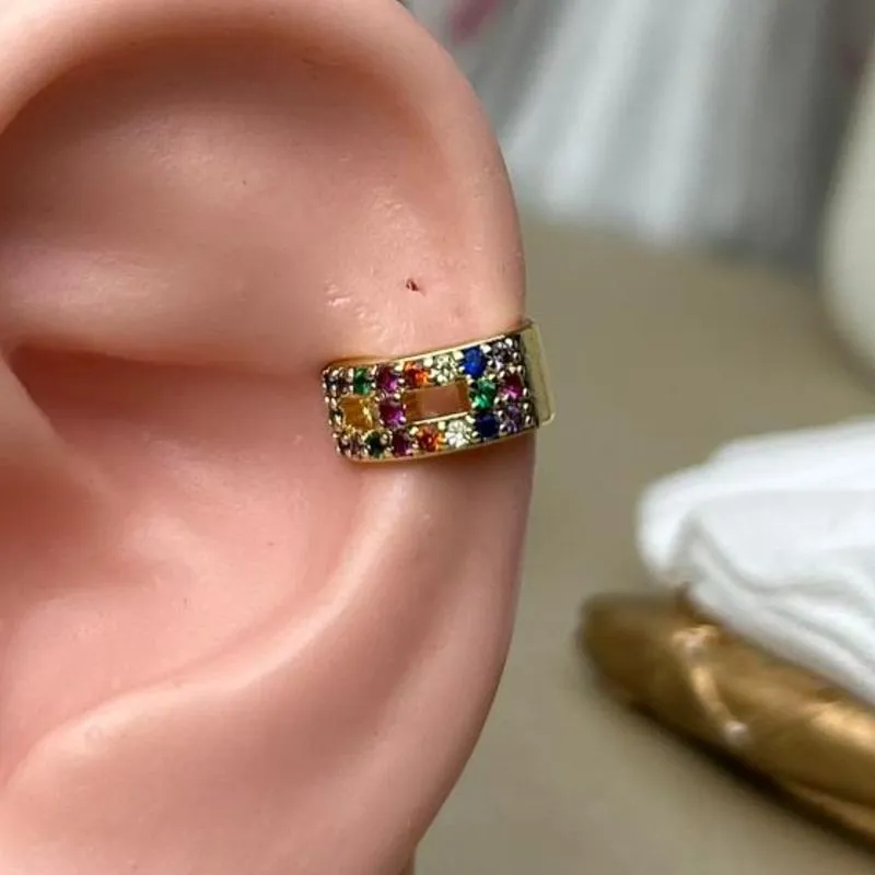 Piercing Fake Cruzado Color