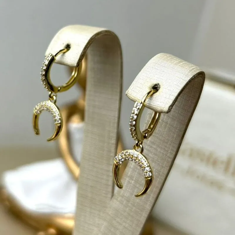 Argola Lua Invertida