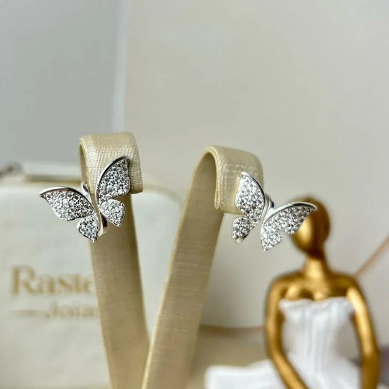 Brinco Mavina Banhada a prata